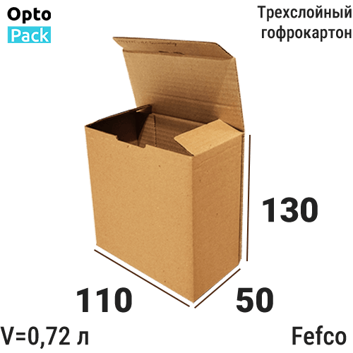 Коробка картонная 110х50х130 мм
